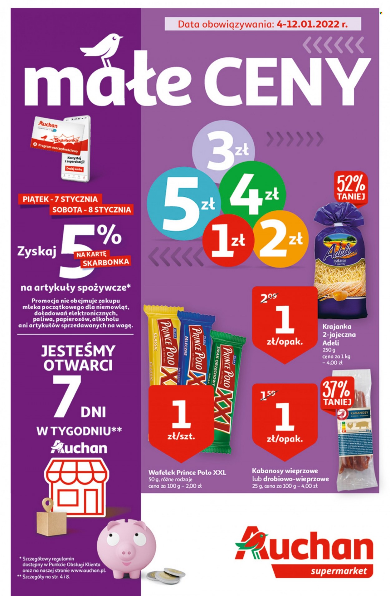 Gazetka Auchan - 4.01.2022 - 12.01.2022. Strona 1