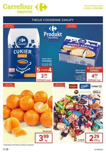 Gazetka Carrefour Express - 11.01.2022 - 17.01.2022.
