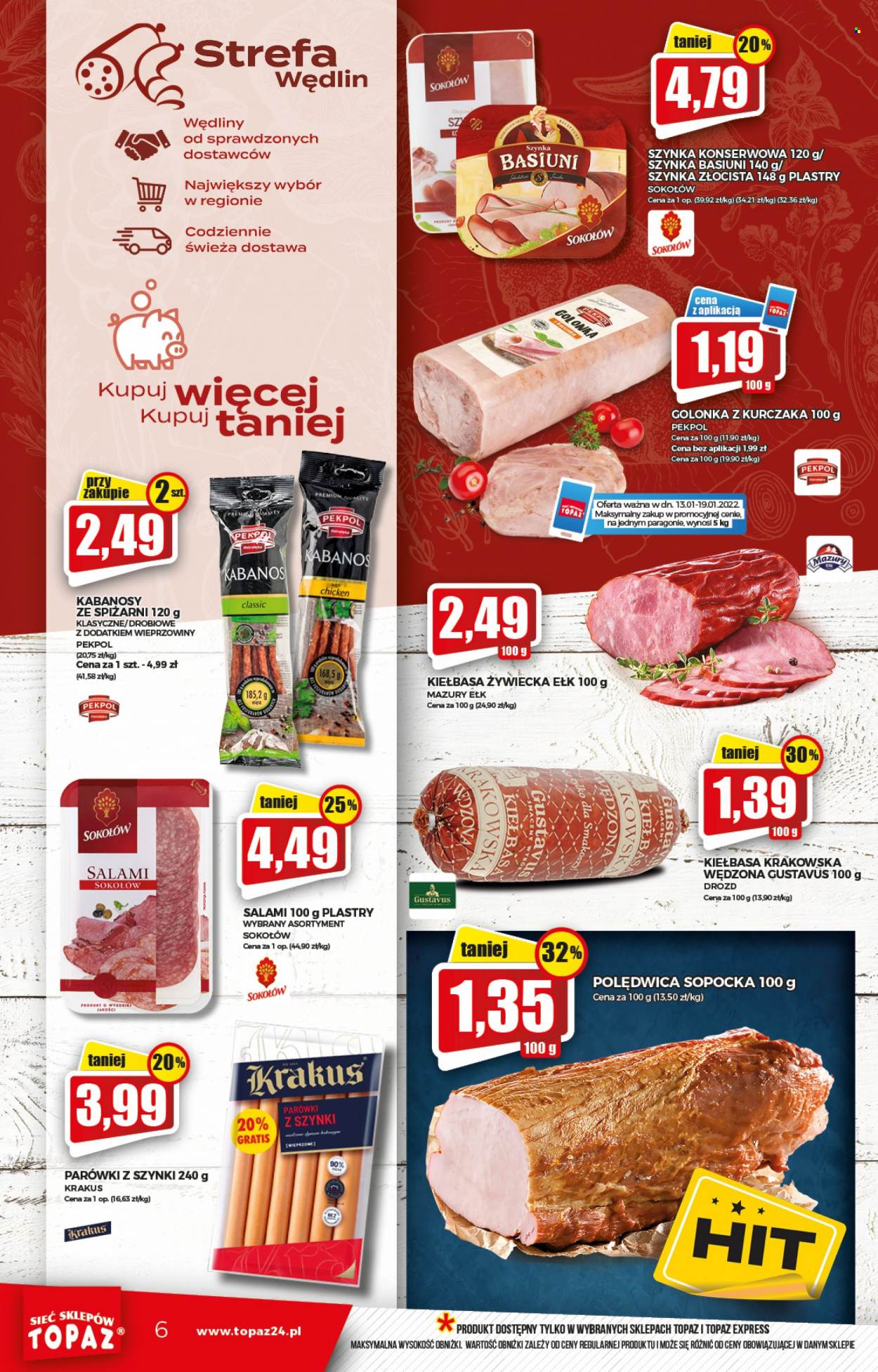 Gazetka Topaz - 13.01.2022 - 19.01.2022. Strona 6