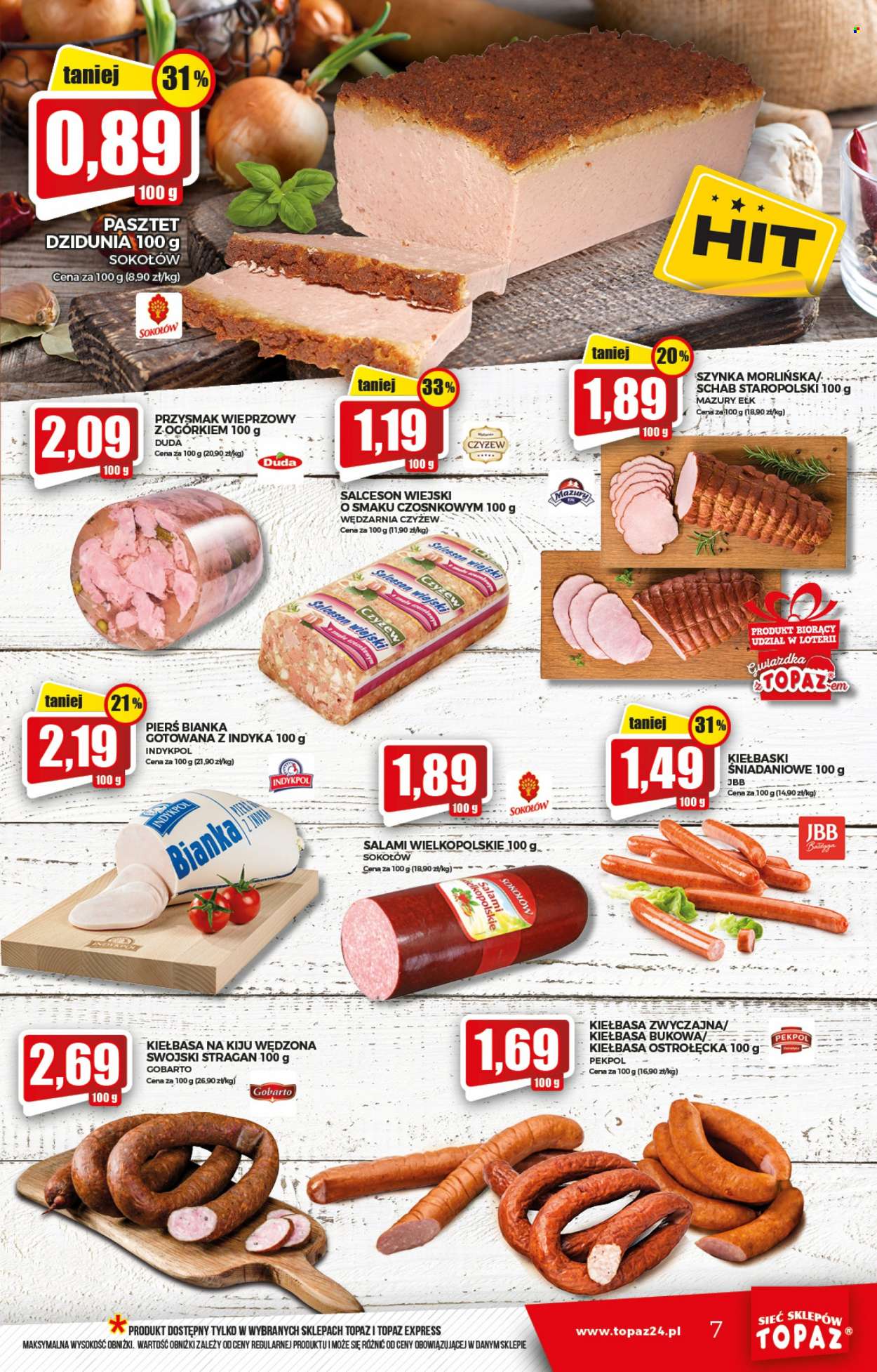 Gazetka Topaz - 13.01.2022 - 19.01.2022. Strona 7