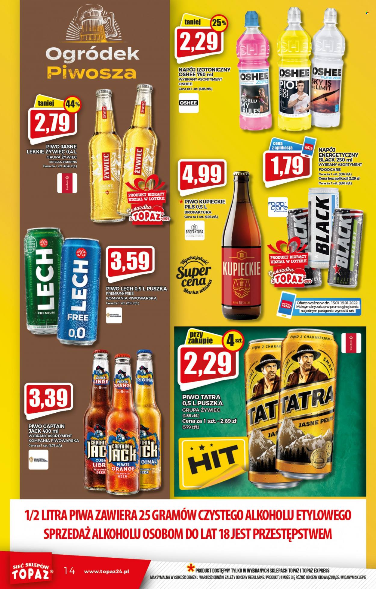 Gazetka Topaz - 13.01.2022 - 19.01.2022. Strona 14