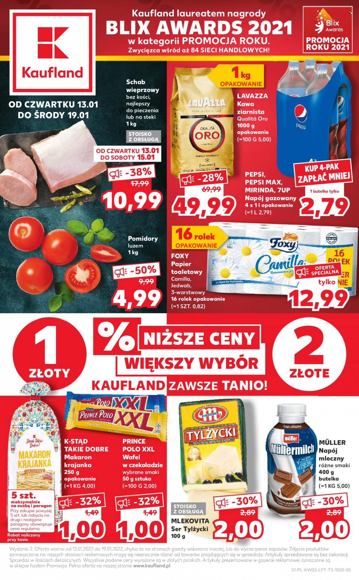 Gazetka Kaufland - 13.01.2022 - 19.01.2022. Strona 1