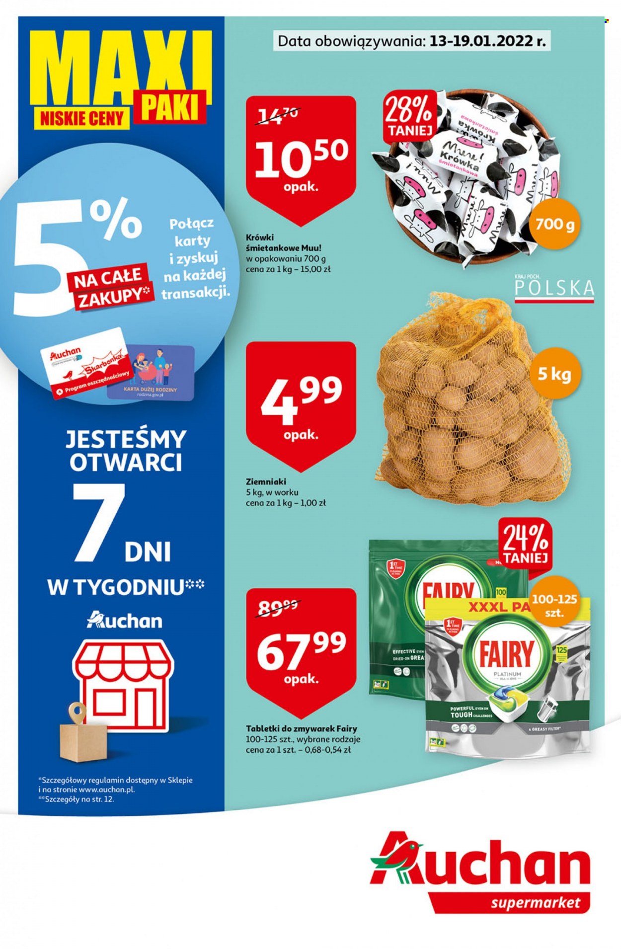 Gazetka Auchan - 13.01.2022 - 19.01.2022. Strona 1