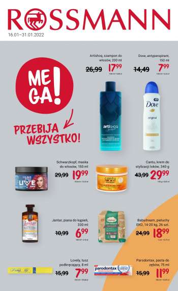 Gazetka Rossmann - 16.01.2022 - 31.01.2022.