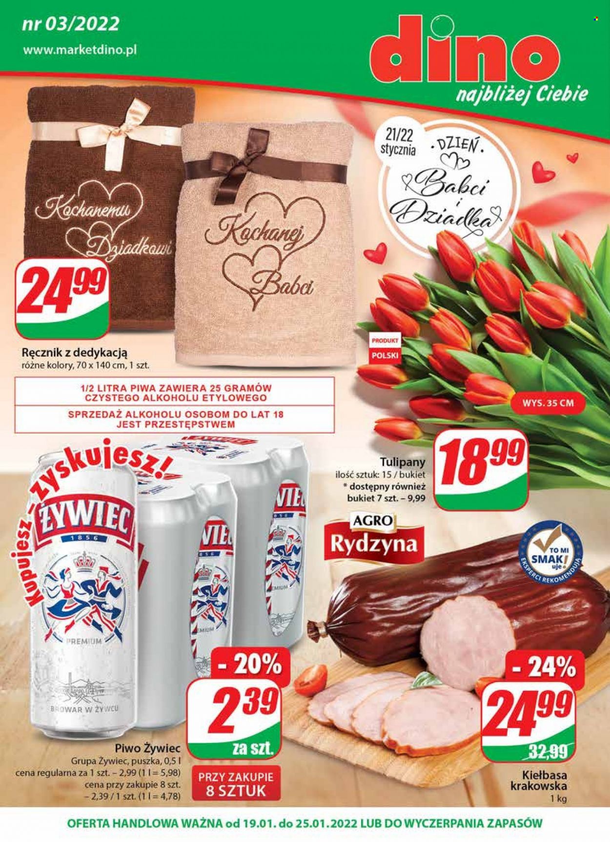 Gazetka Dino - 19.01.2022 - 25.01.2022. Strona 1