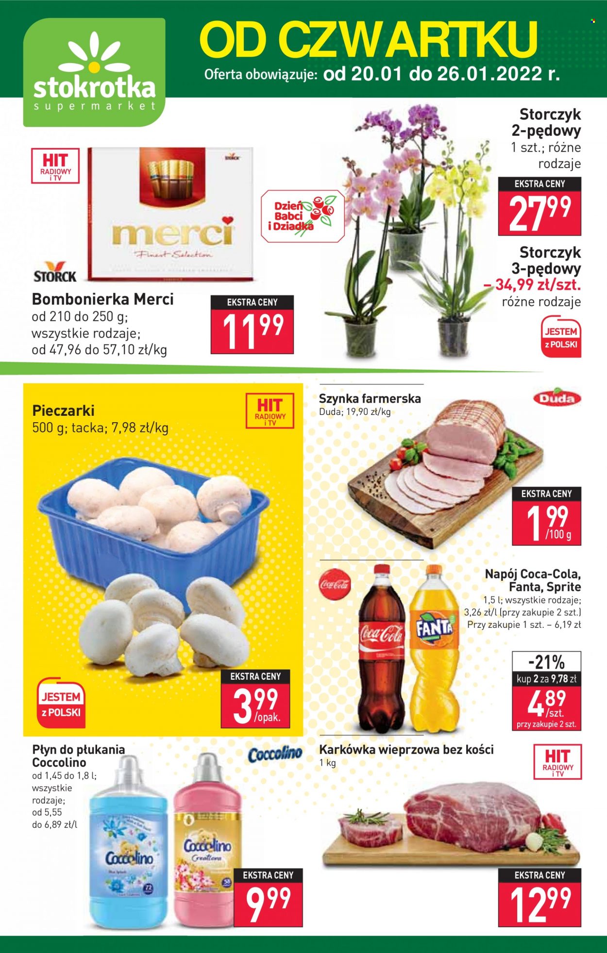 Gazetka Stokrotka Supermarket - 20.01.2022 - 26.01.2022. Strona 1