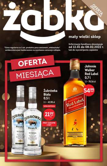 Gazetka Żabka - 12.01.2022 - 8.02.2022.