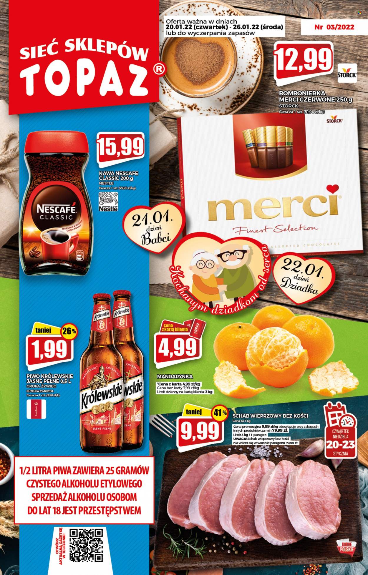 Gazetka Topaz - 20.01.2022 - 26.01.2022. Strona 1