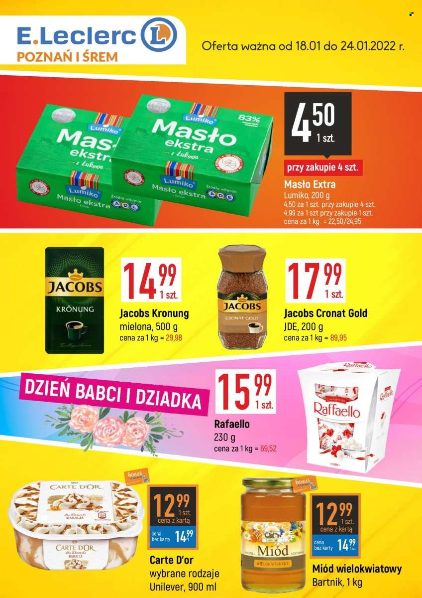 Gazetka E.Leclerc - 18.01.2022 - 24.01.2022. Strona 1