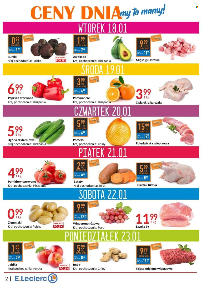 Gazetka E.Leclerc - 18.01.2022 - 24.01.2022. Strona 2