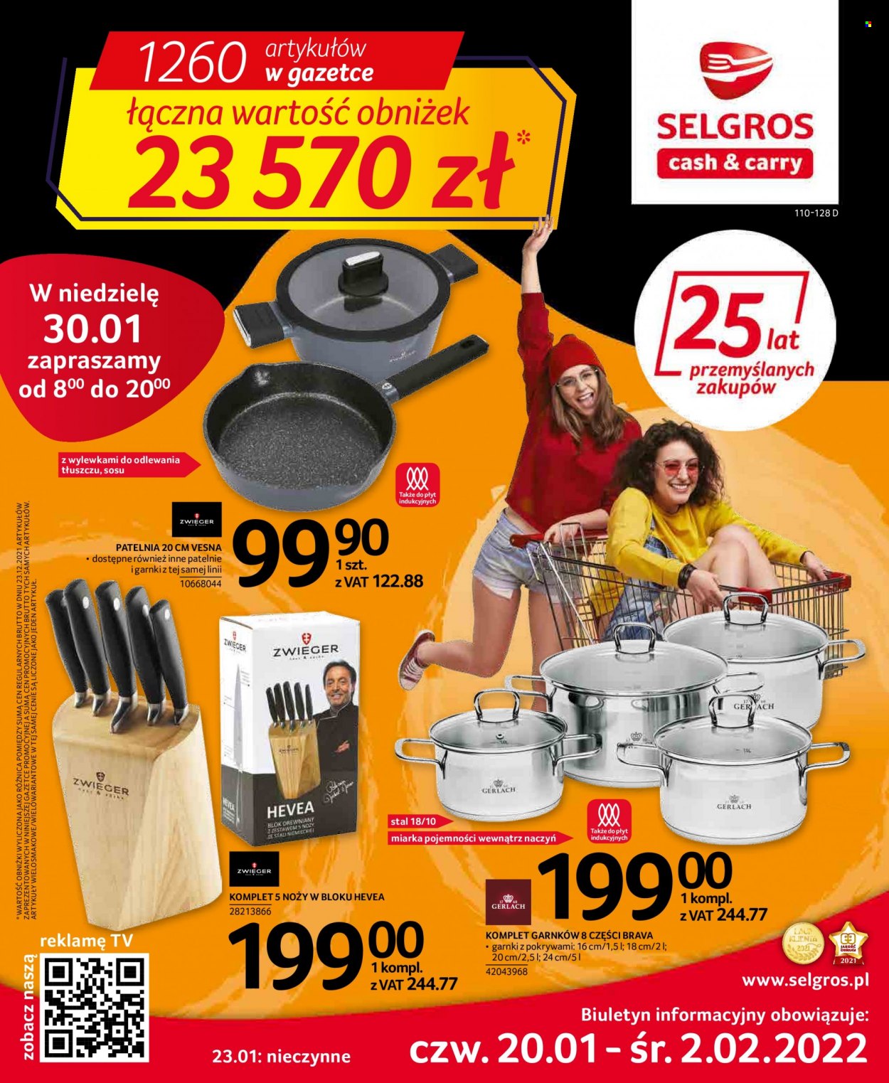 Gazetka Selgros - 20.01.2022 - 2.02.2022. Strona 1