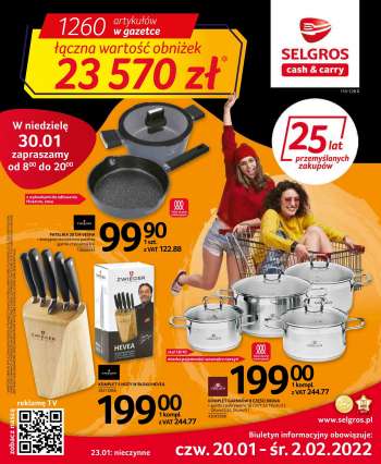 Gazetka Selgros - 20.01.2022 - 2.02.2022.