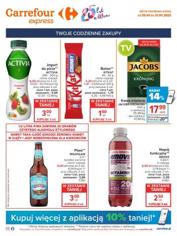 Gazetka Carrefour Express - 25.01.2022 - 31.01.2022.