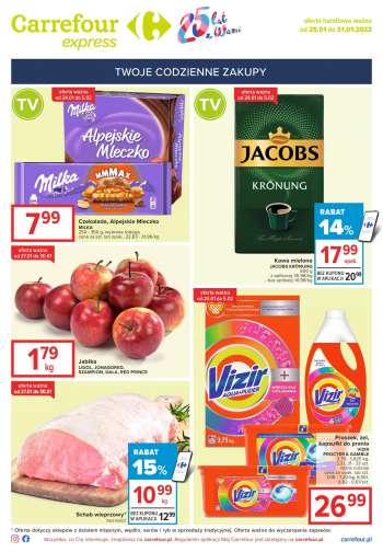 Gazetka Carrefour Express - 25.01.2022 - 31.01.2022.