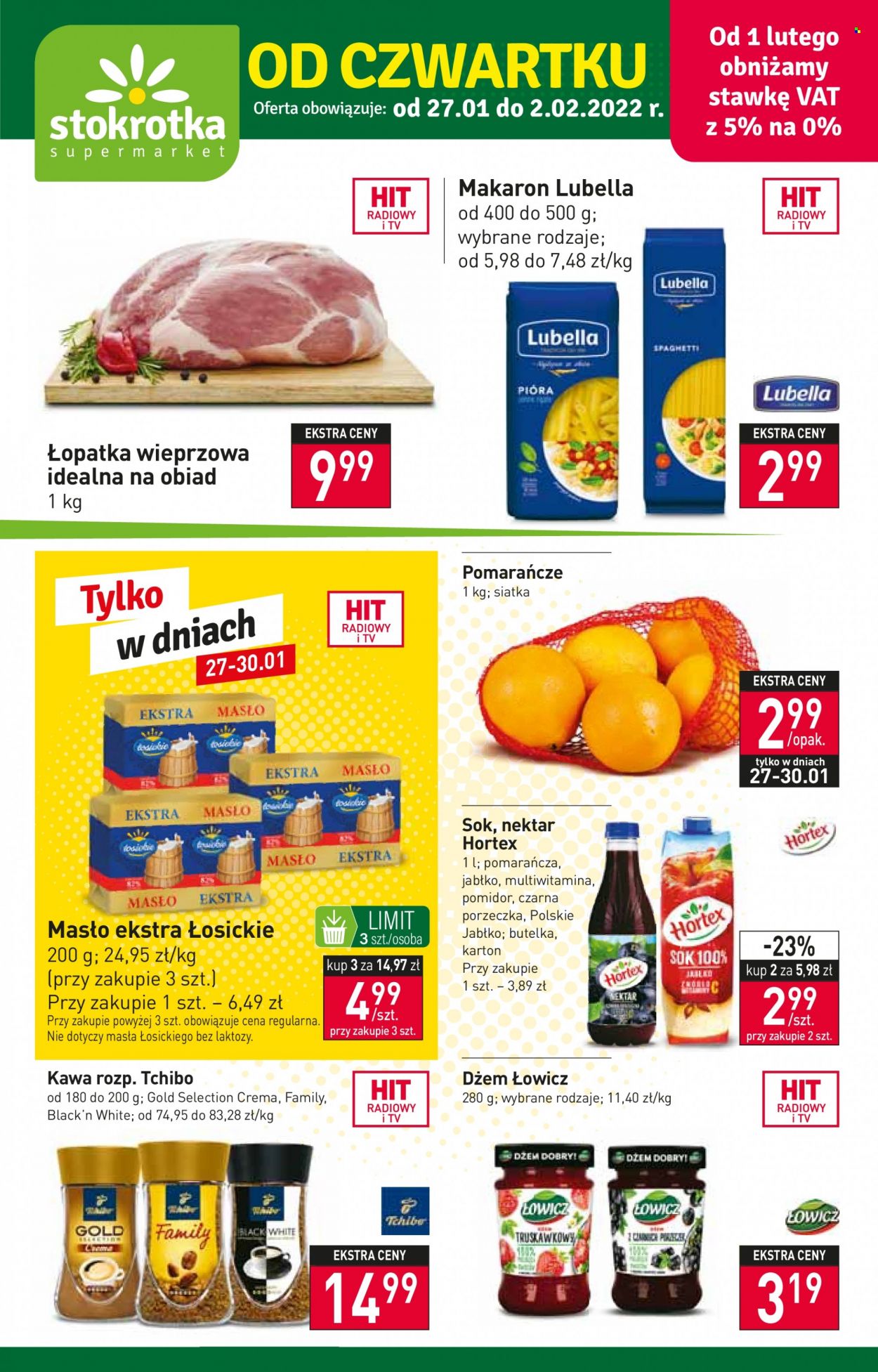 Gazetka Stokrotka Supermarket - 27.01.2022 - 2.02.2022. Strona 1