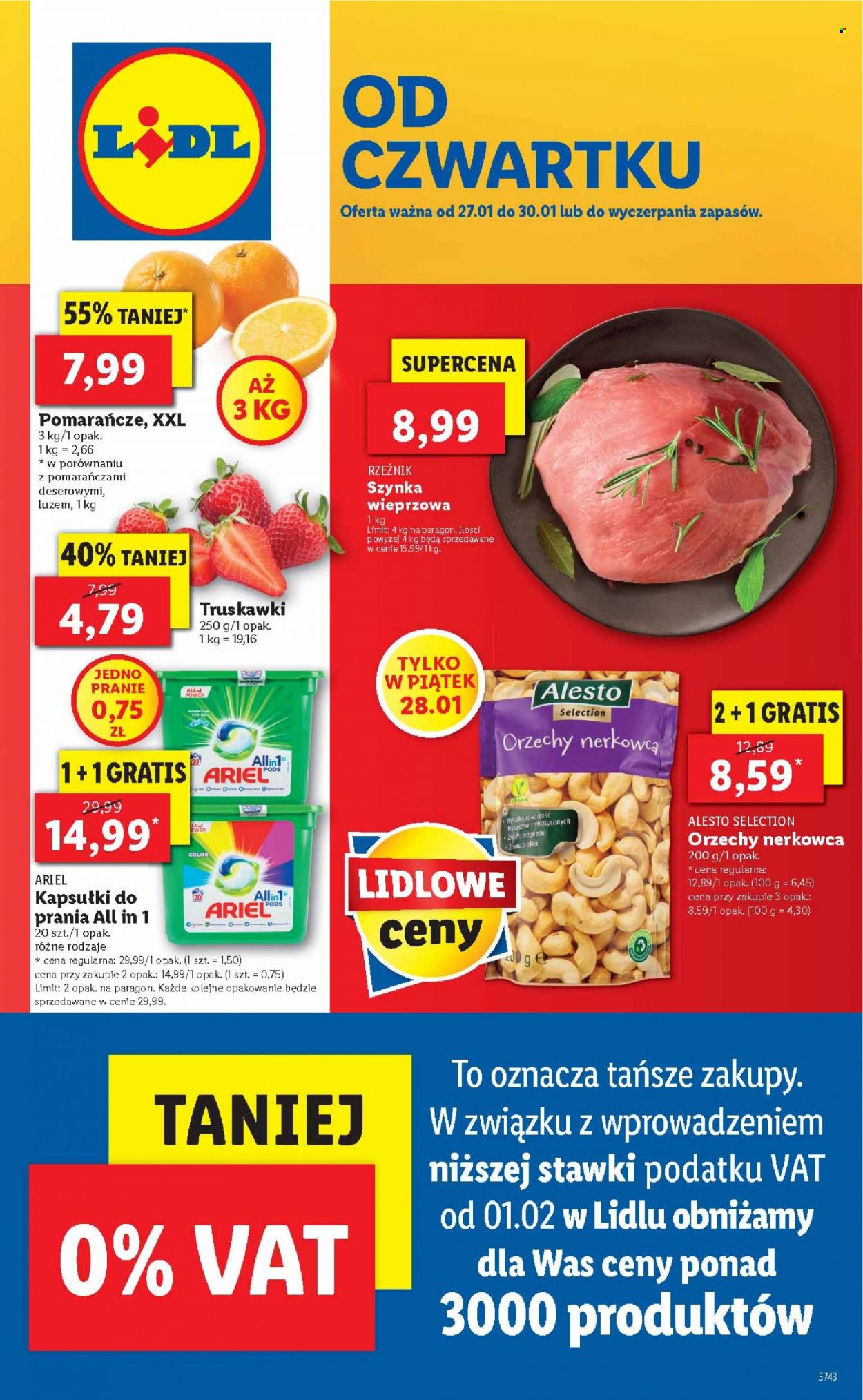 Gazetka Lidl - 27.01.2022 - 30.01.2022. Strona 1