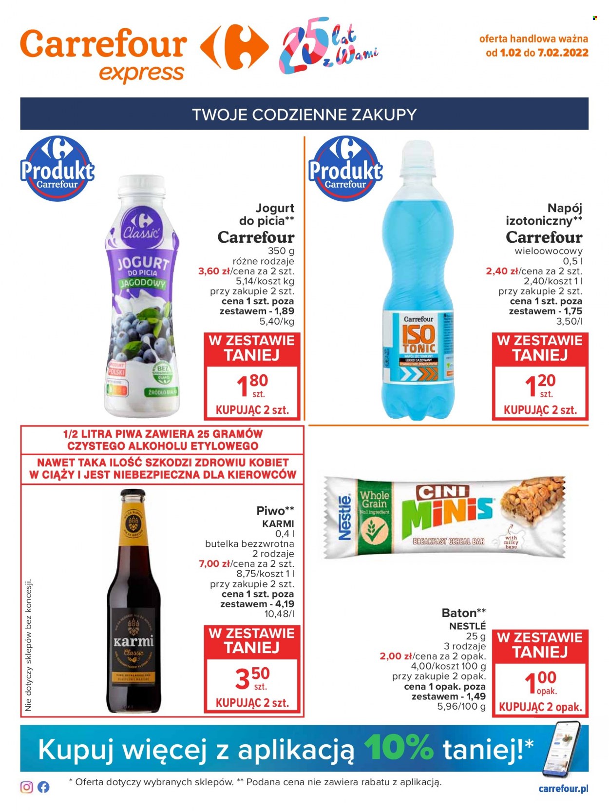 Gazetka Carrefour Express - 1.02.2022 - 7.02.2022. Strona 1