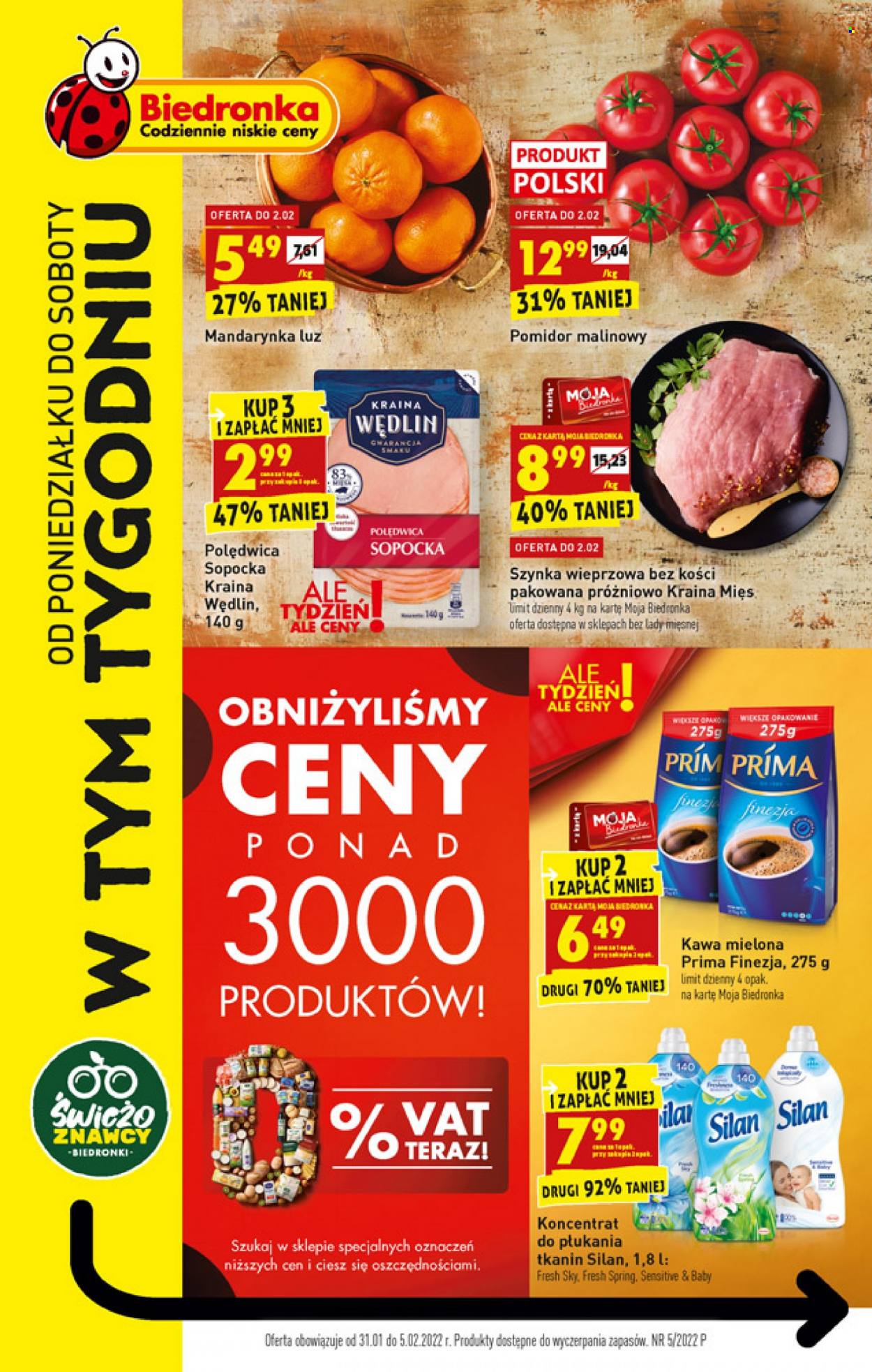 Gazetka Biedronka - 31.01.2022 - 5.02.2022. Strona 1