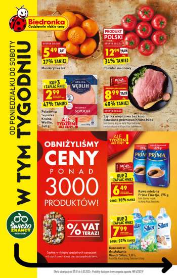 Gazetka Biedronka - 31.01.2022 - 5.02.2022.