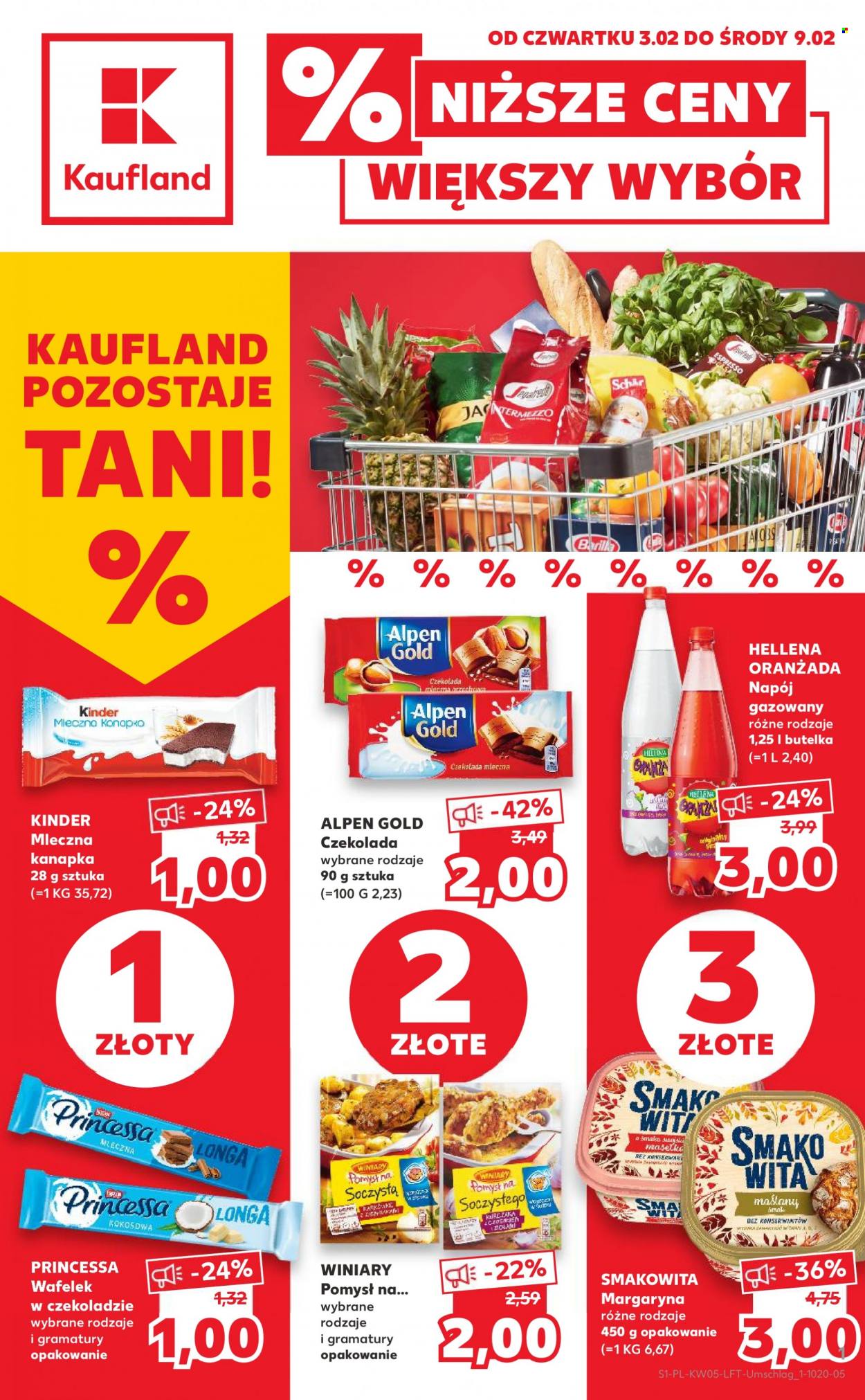 Gazetka Kaufland - 3.02.2022 - 9.02.2022. Strona 1