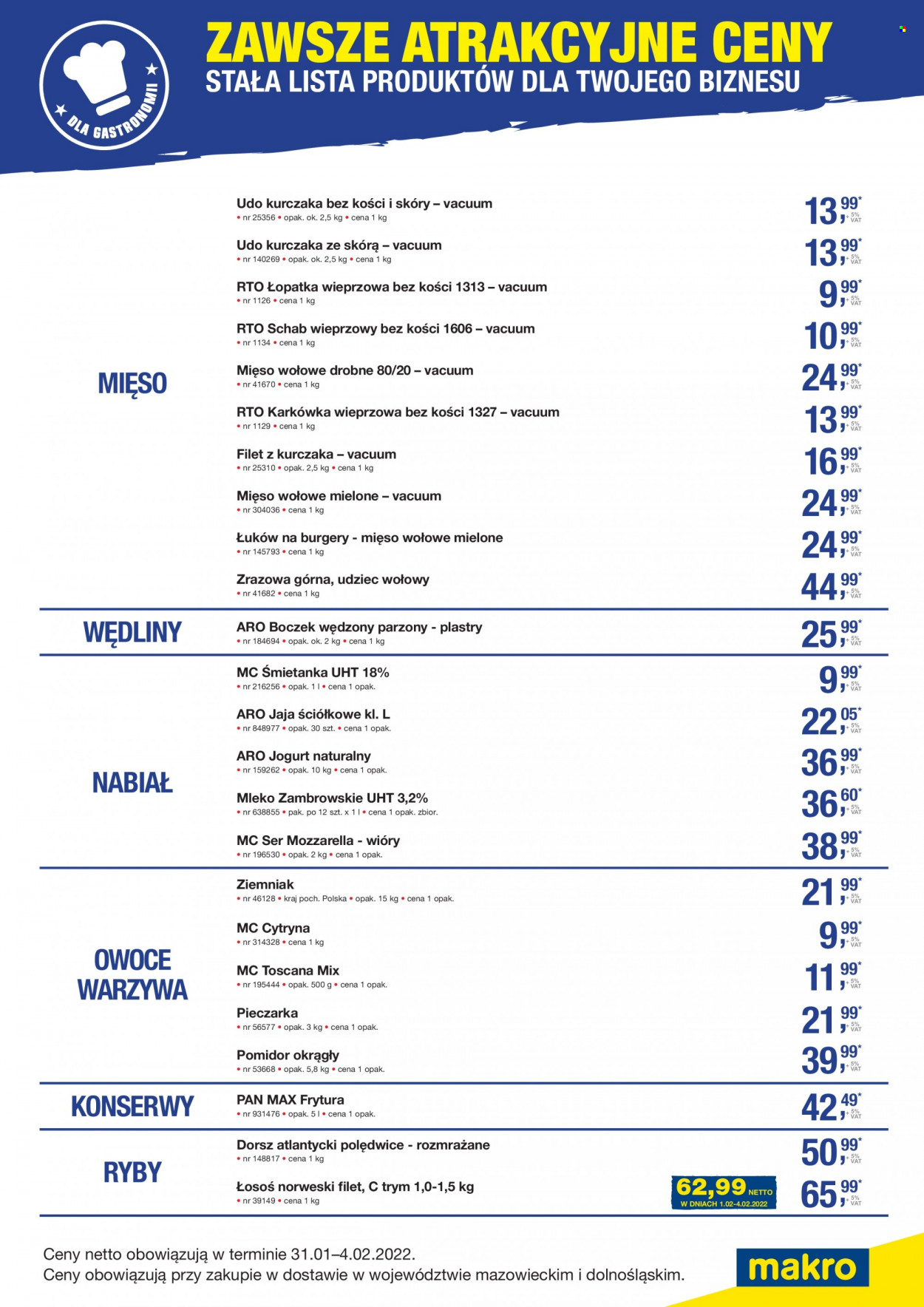 Gazetka Makro - 31.01.2022 - 4.02.2022. Strona 1