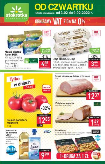 Gazetka Stokrotka Supermarket - 3.02.2022 - 9.02.2022.