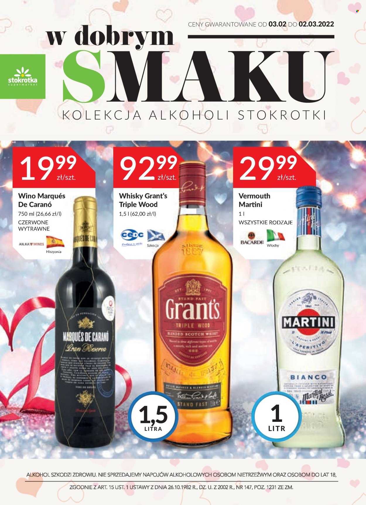 Gazetka Stokrotka Supermarket - 3.02.2022 - 2.03.2022. Strona 1