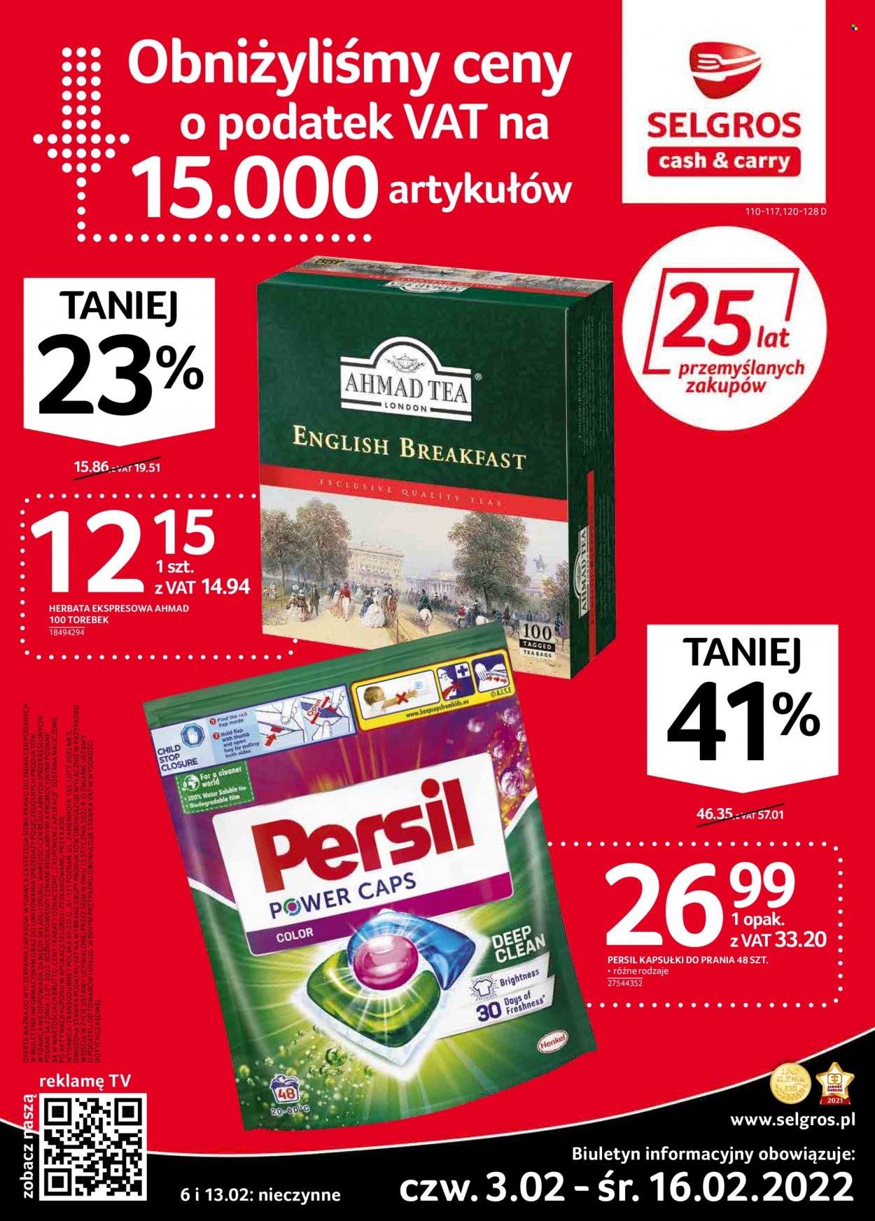 Gazetka Selgros - 3.02.2022 - 16.02.2022. Strona 1