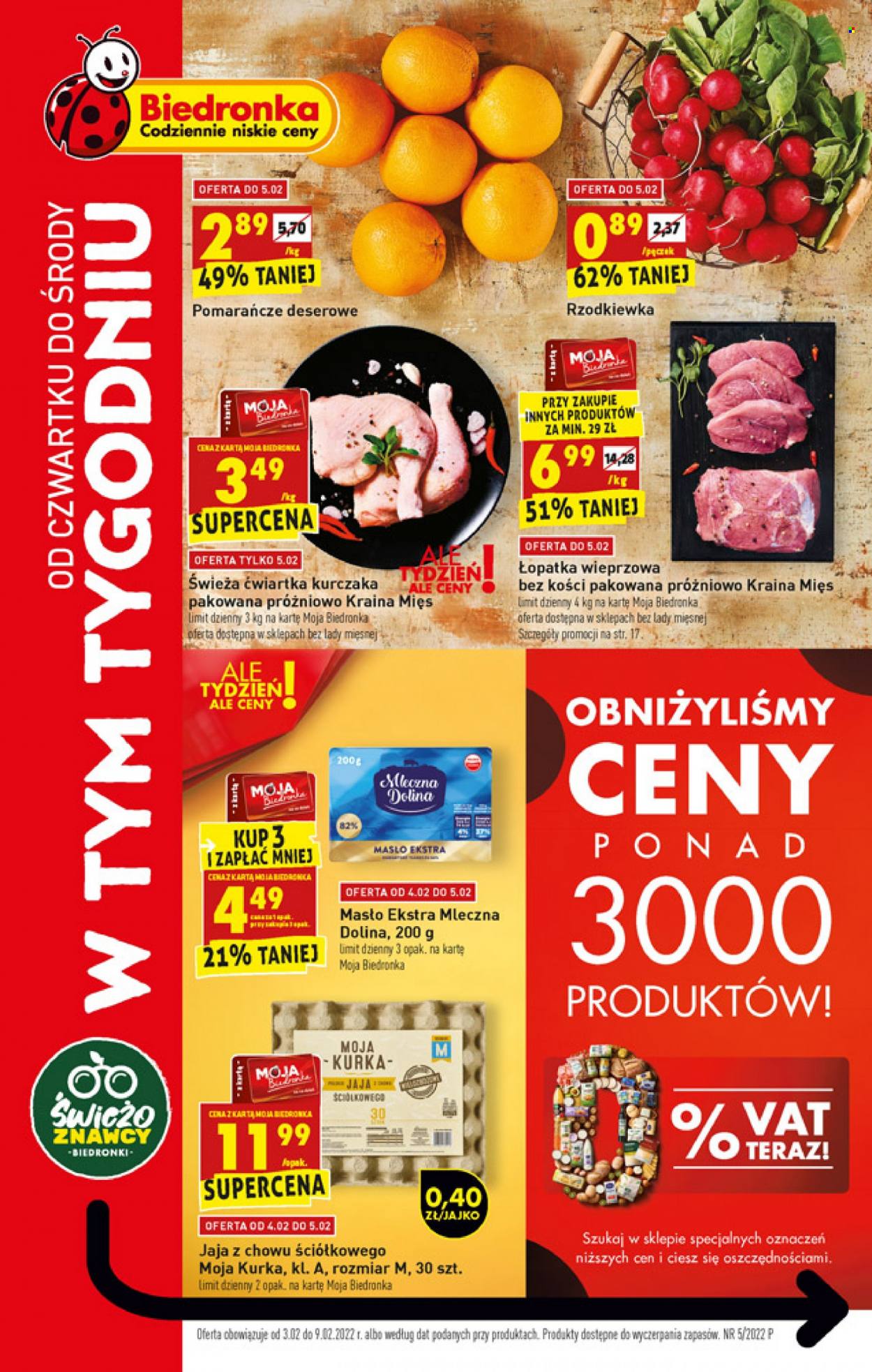 Gazetka Biedronka - 3.02.2022 - 9.02.2022. Strona 1