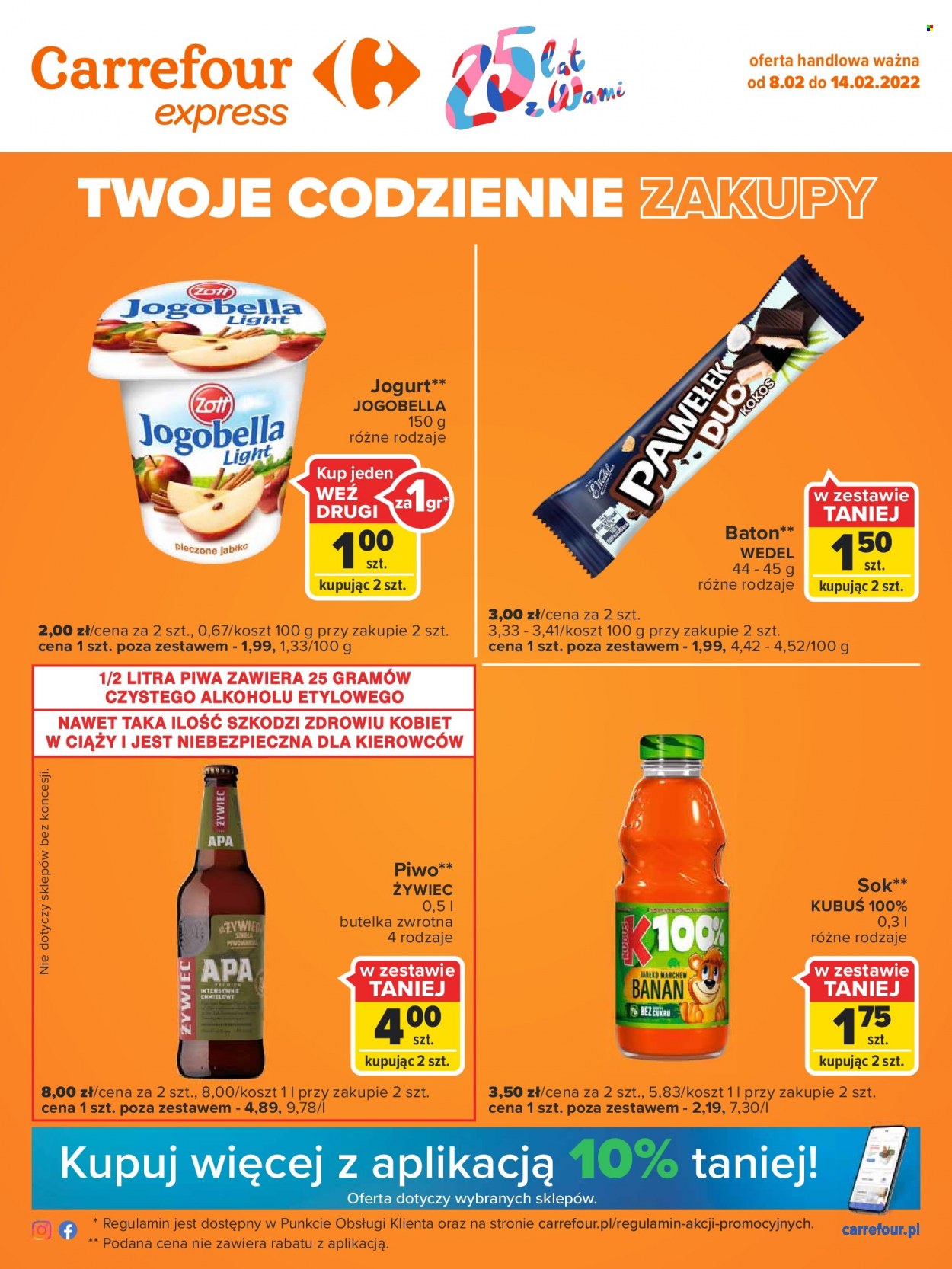Gazetka Carrefour Express - 8.02.2022 - 14.02.2022. Strona 1