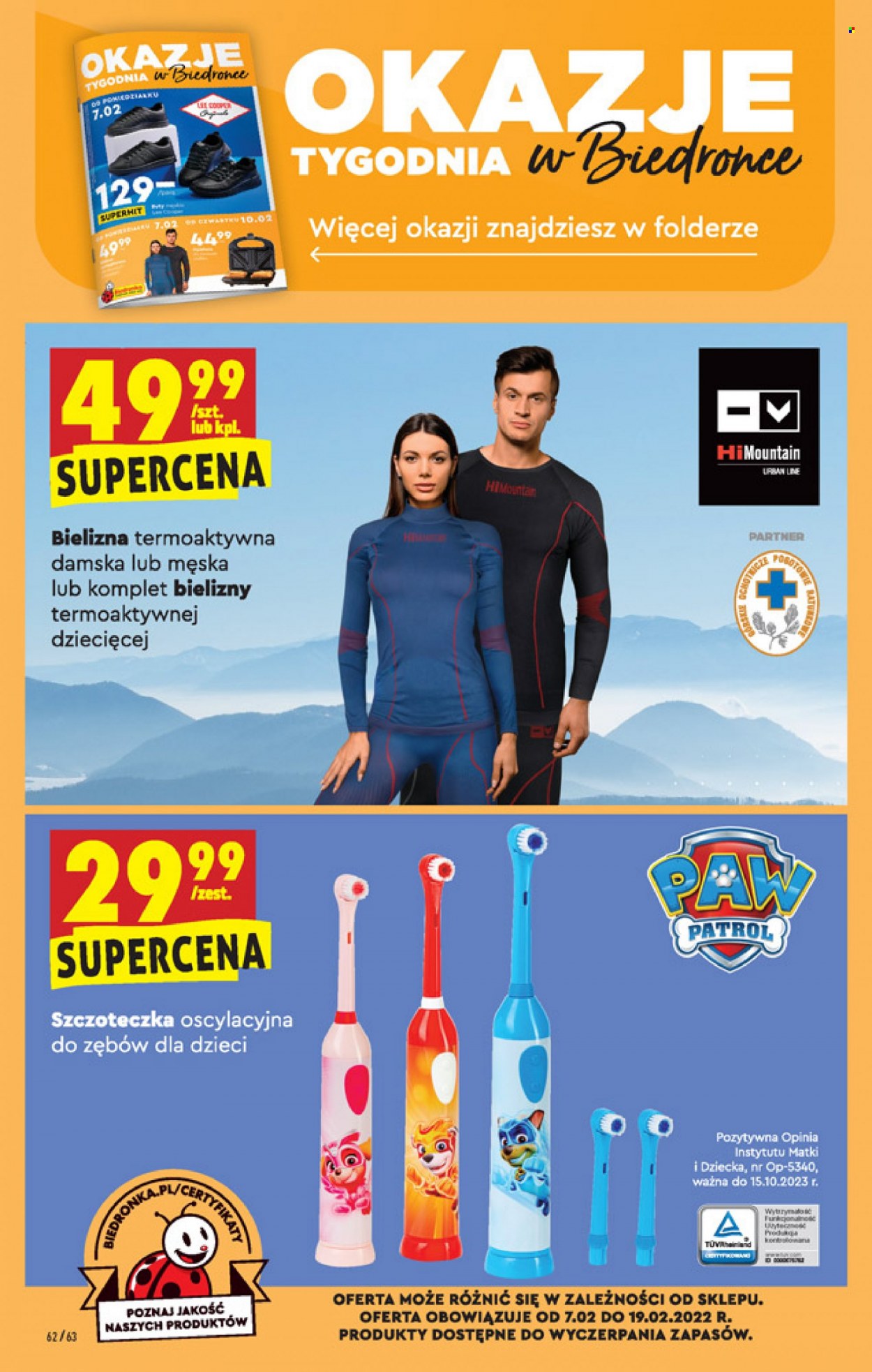 Gazetka Biedronka - 7.02.2022 - 12.02.2022. Strona 62
