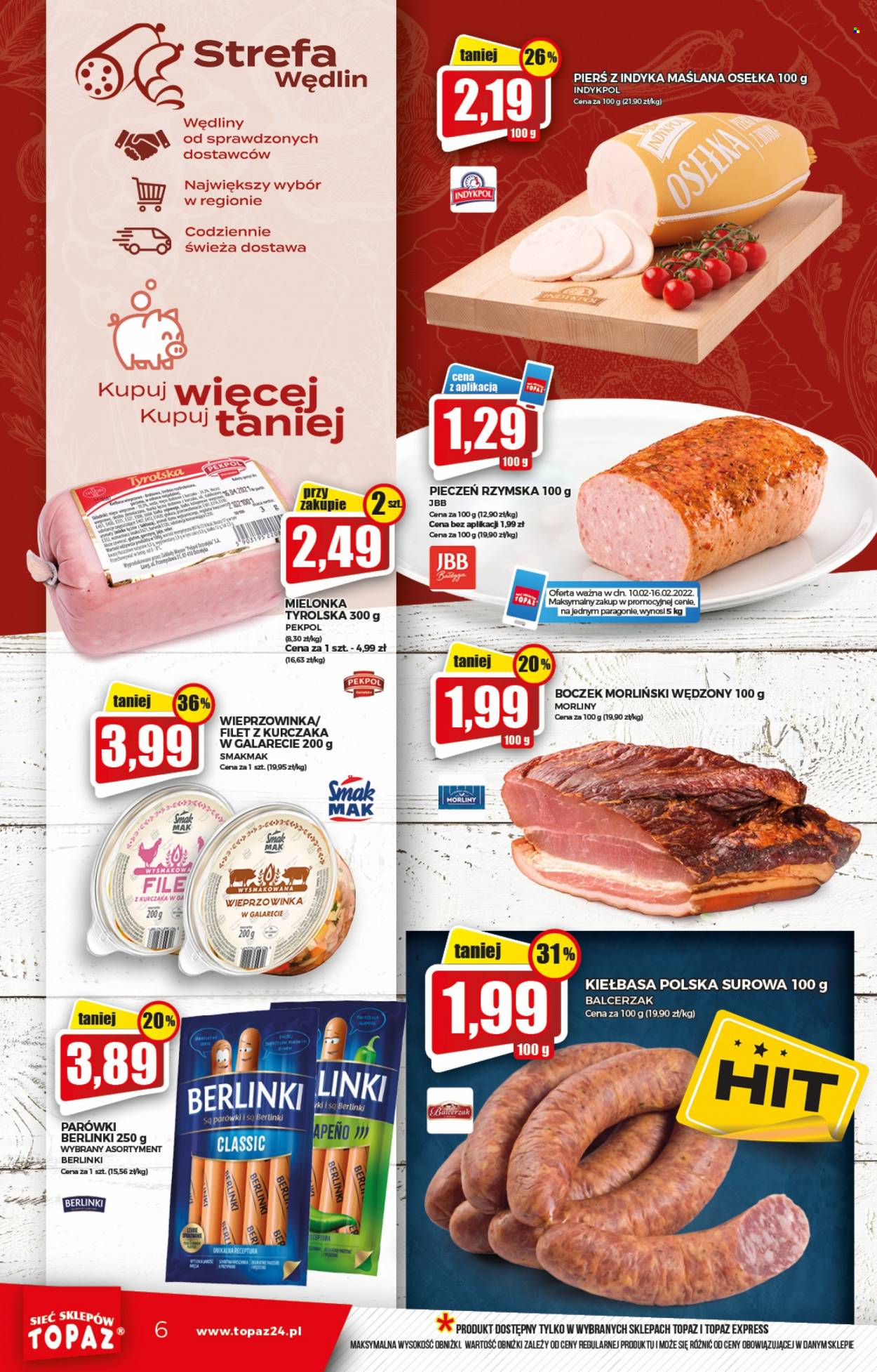 Gazetka Topaz - 10.02.2022 - 16.02.2022. Strona 6