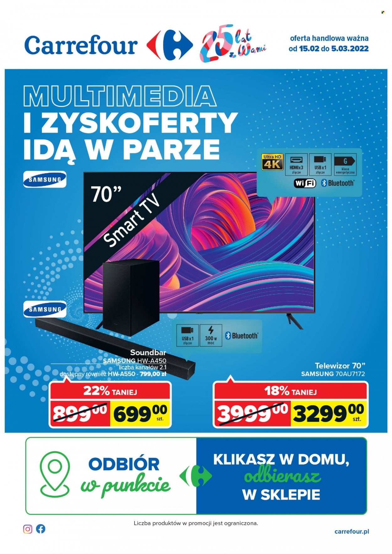 Gazetka Carrefour - 15.02.2022 - 5.03.2022. Strona 1