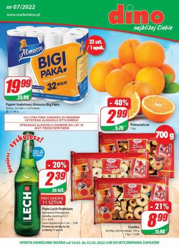 Gazetka Dino - 16.02.2022 - 22.02.2022.