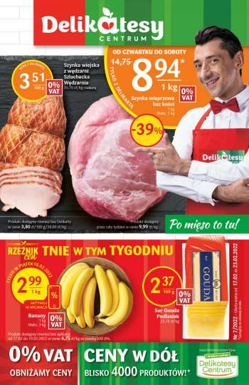 Gazetka Delikatesy Centrum - 17.02.2022 - 23.02.2022.