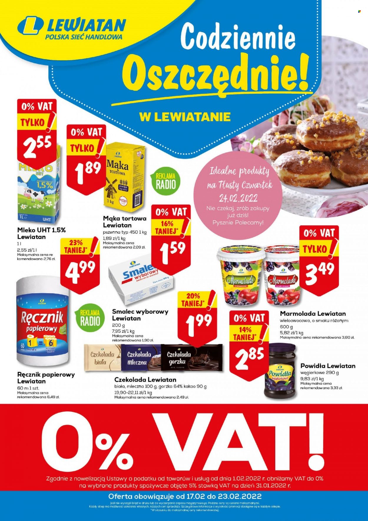 Gazetka Lewiatan - 17.02.2022 - 23.02.2022. Strona 1