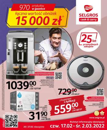 Gazetka Selgros - 17.02.2022 - 2.03.2022.