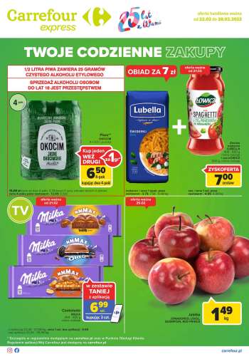 Gazetka Carrefour Express - 22.02.2022 - 28.02.2022.