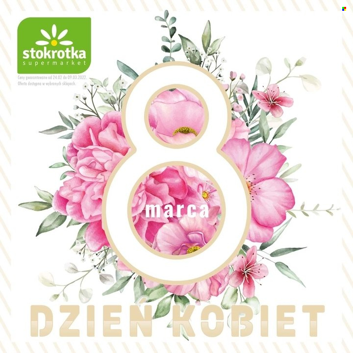 Gazetka Stokrotka Supermarket - 24.02.2022 - 9.03.2022. Strona 1