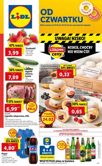 Gazetka Lidl - 24.02.2022 - 26.02.2022.
