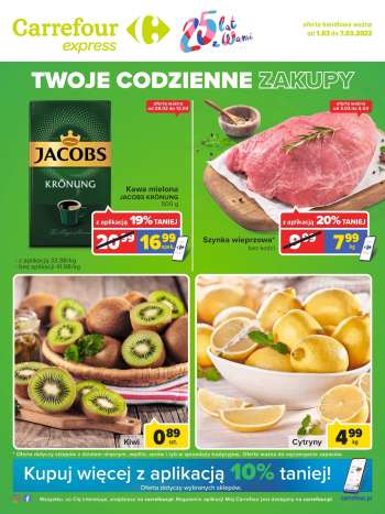 Gazetka Carrefour Express - 1.03.2022 - 7.03.2022.