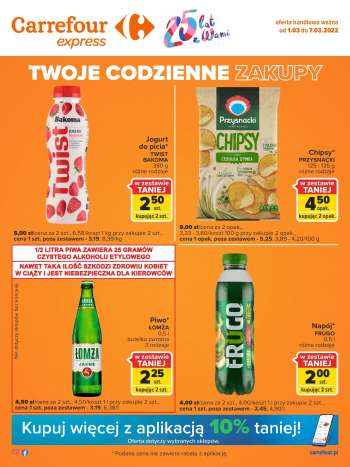 Gazetka Carrefour Express - 1.03.2022 - 7.03.2022.