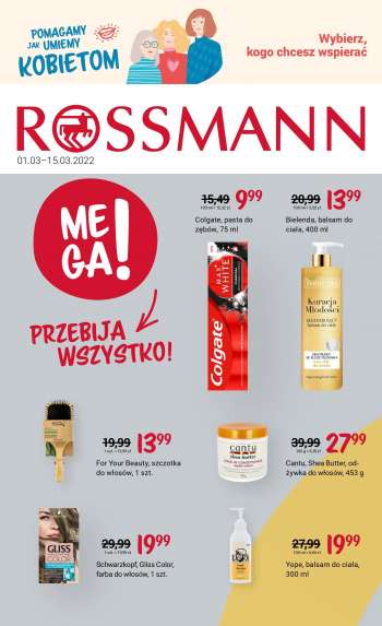 Gazetka Rossmann - 1.03.2022 - 15.03.2022.