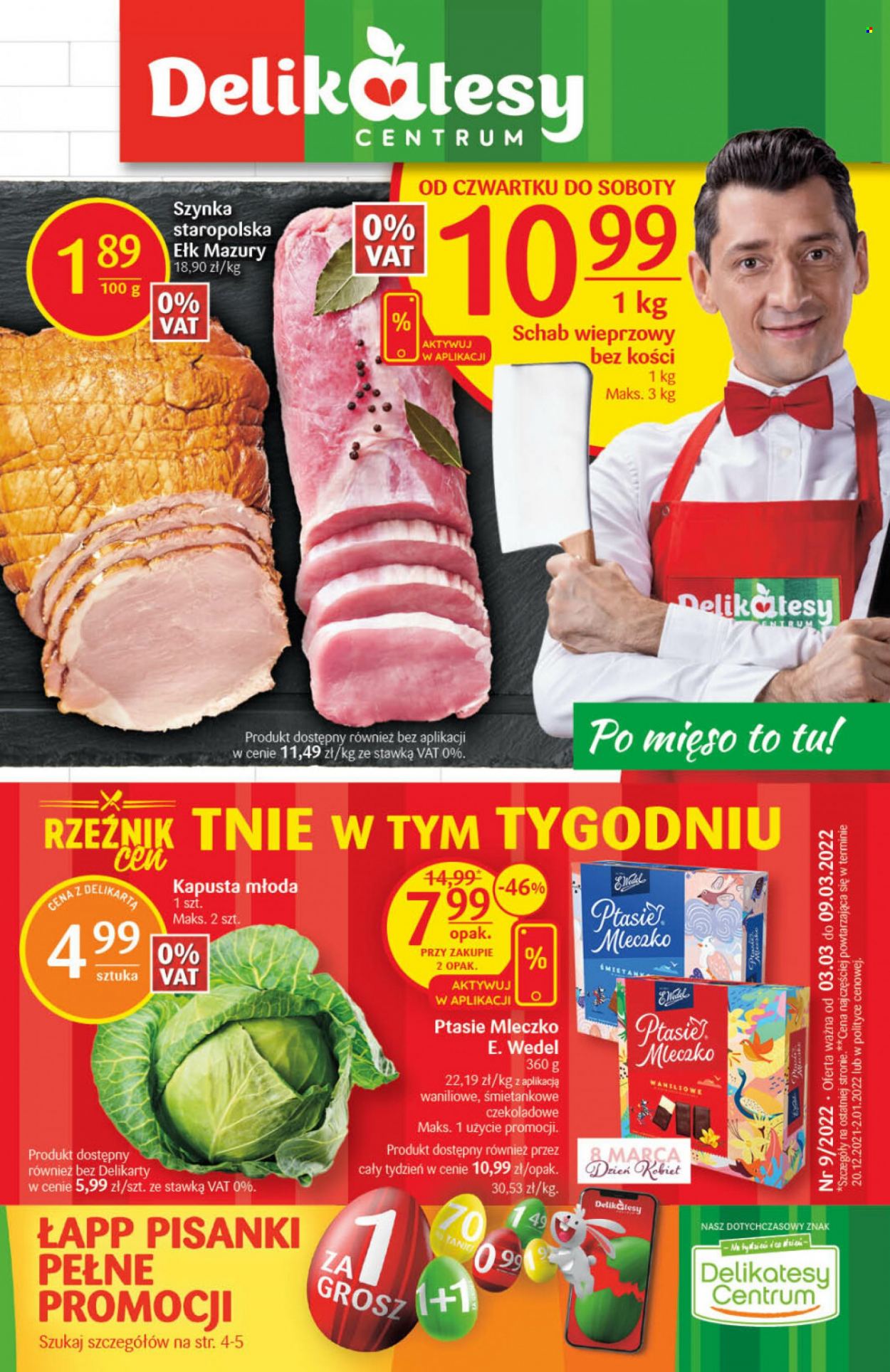 Gazetka Delikatesy Centrum - 3.03.2022 - 9.03.2022. Strona 1