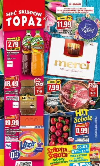 Gazetka Topaz - 3.03.2022 - 9.03.2022.