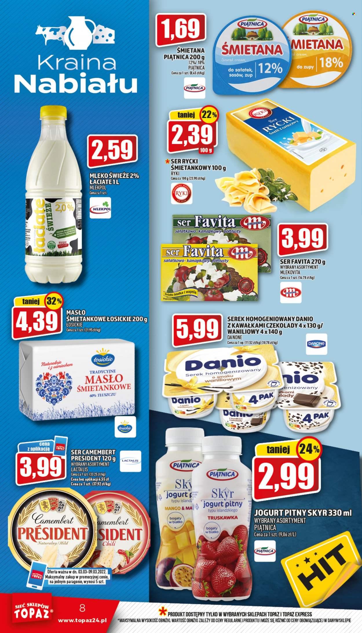 Gazetka Topaz - 3.03.2022 - 9.03.2022. Strona 8