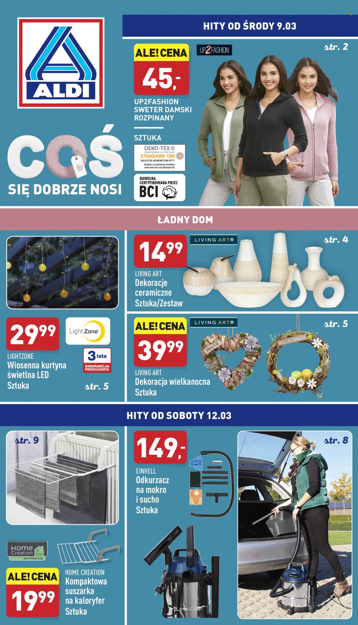 Gazetka ALDI - 9.03.2022 - 12.03.2022. Strona 1