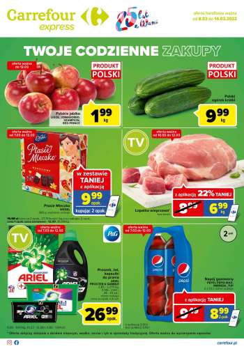 Gazetka Carrefour Express - 8.03.2022 - 14.03.2022.