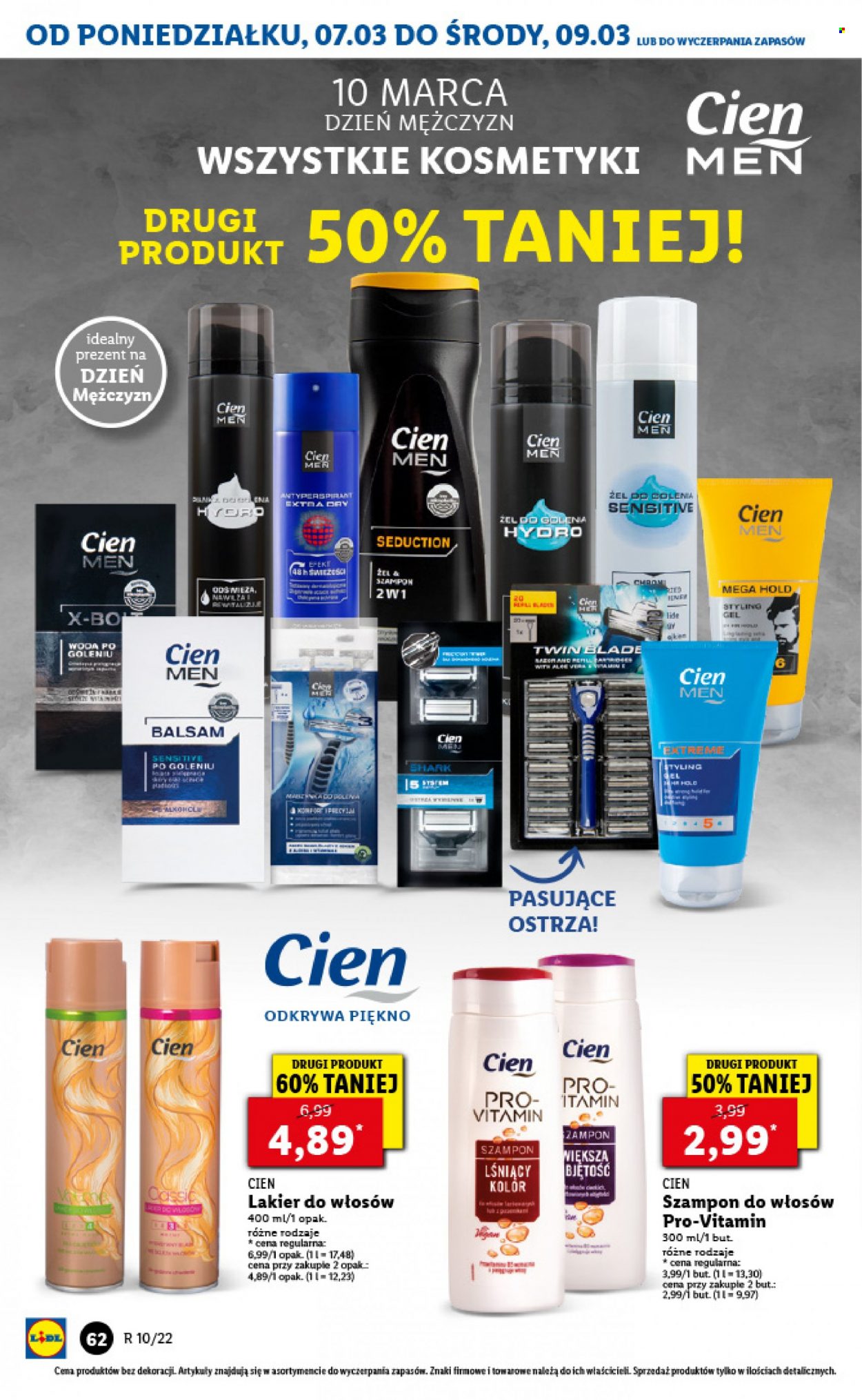 Gazetka Lidl - 7.03.2022 - 9.03.2022. Strona 62