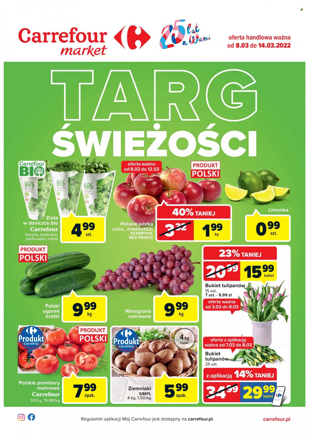 Gazetka Carrefour Market - 8.03.2022 - 14.03.2022. Strona 1